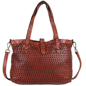 Spaghetti Western Tote Genuine Leather women bag handbag purse